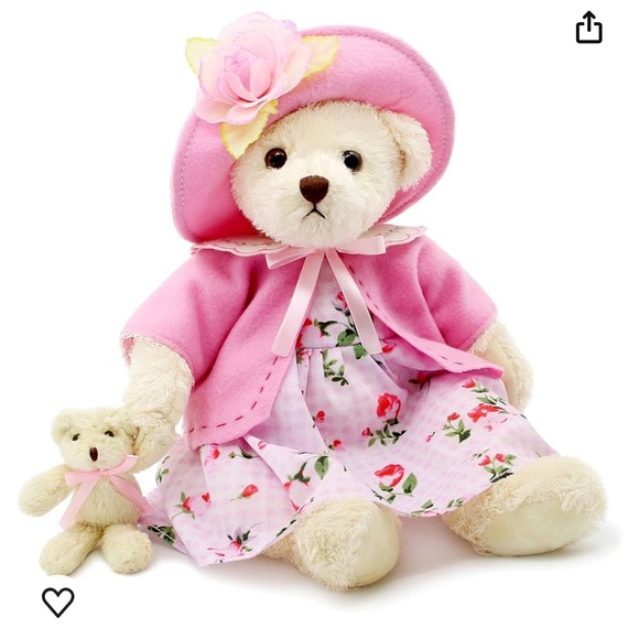 Otis Cute Girl Teddy Bear - Picture 1 of 4